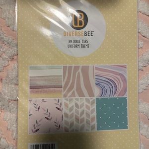 Diverse bee Bible tabs- colored